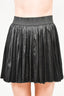 Dolce & Gabbana Black Silk Pleated Mini Skirt sz 42