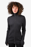 Dolce & Gabbana Grey Wool Knit Zip-Up Sweater Size 50