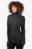 Dolce & Gabbana Grey Wool Knit Zip-Up Sweater Size 50