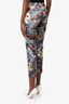 Dolce & Gabbana Multicolour Silk Floral Print Trousers Size 40