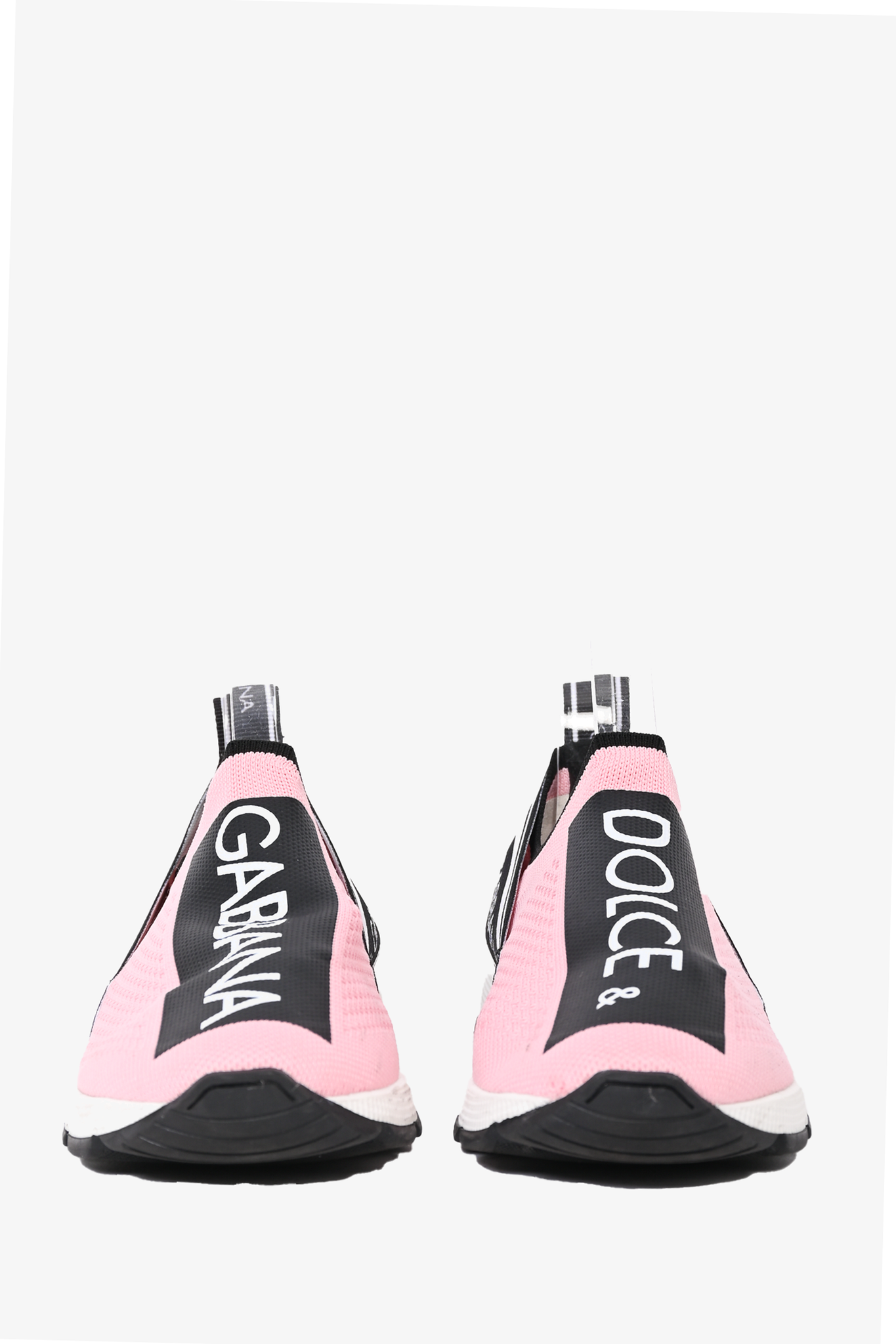 Pink and black hot sale dolce and gabbana shoes