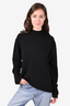 Donna Karan Black Mock Neck Sweater Size L mens