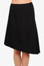 Donna Karen Signature Black Asymetrical Skirt Size 8