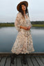 Zimmermann Beige/Multicolour Floral Maxi Dress Size 1