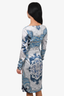 Emilio Pucci Multicolor Silk Printed Dress Size 42