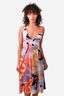 Emilio Pucci Multicolor Silk Sleeveless Slip Dress Size 42