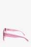 Emilio Pucci Pink Frame Square Sunglasses