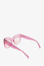 Emilio Pucci Pink Frame Square Sunglasses