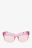 Emilio Pucci Pink Frame Square Sunglasses