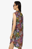 Equipment Multicolour Floral Silk Sleeveless Dress Size M