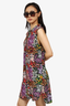 Equipment Multicolour Floral Silk Sleeveless Dress Size M