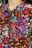 Equipment Multicolour Floral Silk Sleeveless Dress Size M