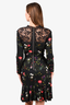 Erdem Black Floral Lace Dress Size 12