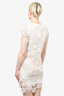 Escada Sport White Crochet Knit Dress Size 36