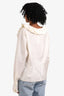 Escada White Silk Ruffle Blouse Size 44