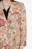 Etro Floral Linen Coat Size S
