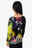 Etro Grey/Multicolor Print Sweater Size 42