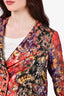Etro Multicolor Print Button Down Top Size 44