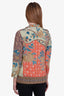 Etro Paisly Silk Long Sleeve Top Size 38