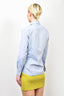 Etro Pale Blue Printed Cotton Button-Up Shirt Size 38 mens