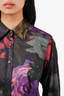 Etro Purple Patterned Button-up Top Size 44