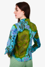 Etro Turquoise Patterned Button Down Top Size 46