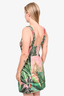 Farm Rio Pink/Green Floral Button Up Mini Dress Size S