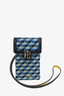 Fauré Le Page Blue Canvas/Leather Call Me 12 Phone Holder