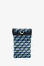 Fauré Le Page Blue Canvas/Leather Call Me 12 Phone Holder