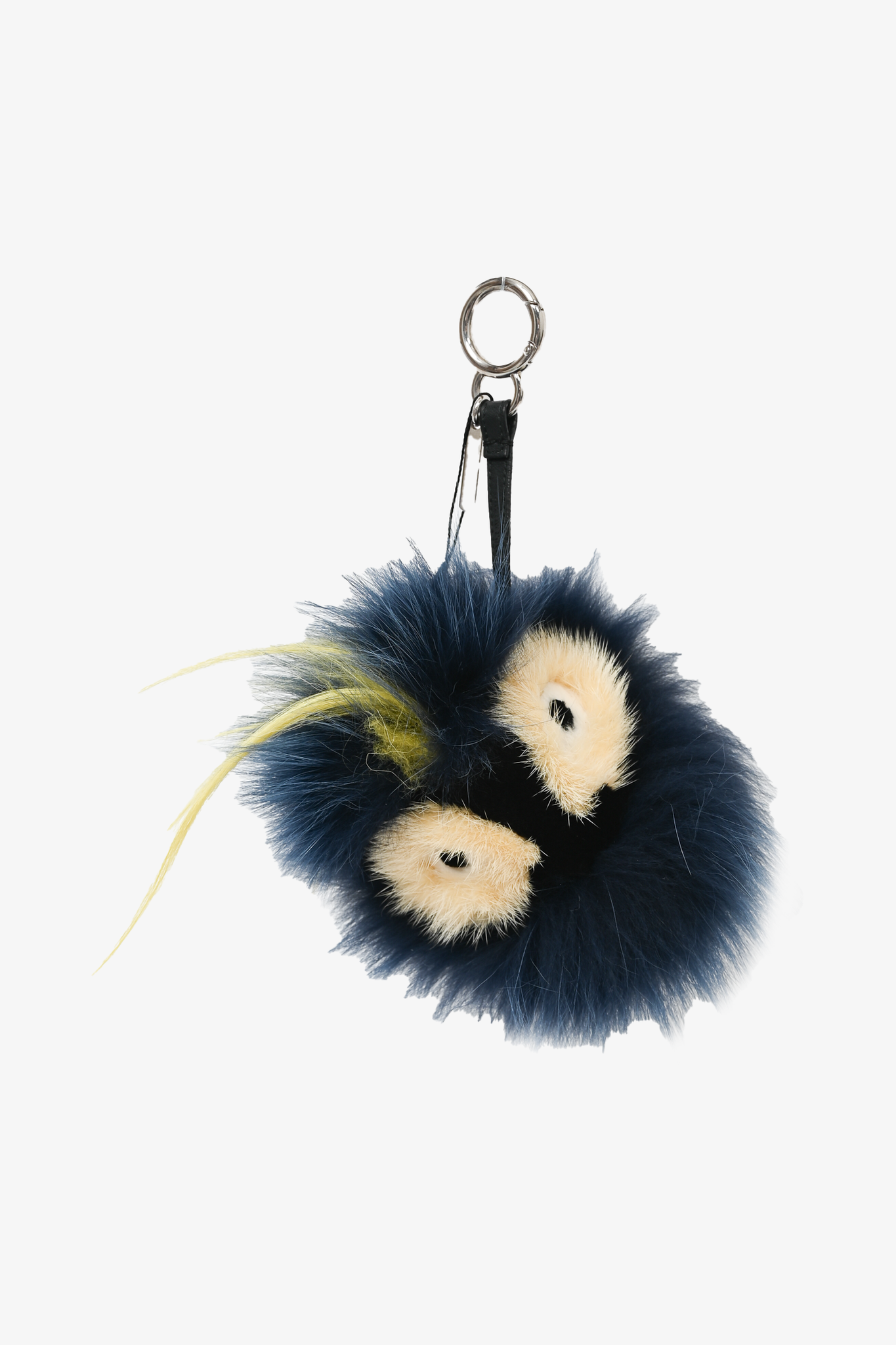 Fendi fur 2025 ball keychain