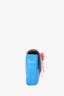 Fendi Blue Leather Mini Monster with Crossbody Strap