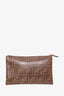 Fendi Brown FF Monogram Coated Canvas Small Pouch