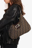 Fendi Brown Zucca Mamma Baguette Shoulder Bag