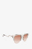 Fendi Cat-Eye Crystal Tip Sunglasses