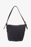 Fendi Dark Grey Denim Marble FF Shoulder Bag