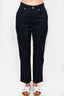 Fendi Jeans Navy Straight Leg Denim Pants Size 44