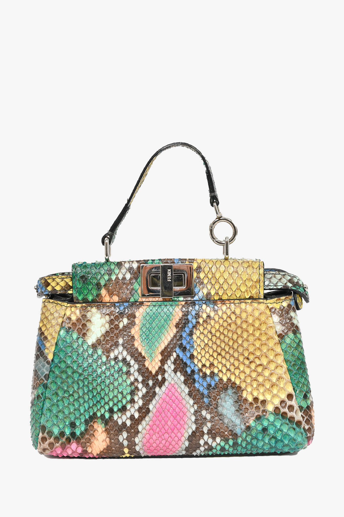 Fendi peekaboo 2025 mini python