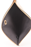 Fendi Roma Brown Leather Logo Flat Clutch