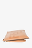Fendi Roma Brown Leather Logo Flat Clutch