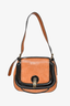 Fendi Vintage Tan Leather Single Buckle Shoulder Bag