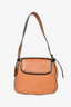 Fendi Vintage Tan Leather Single Buckle Shoulder Bag