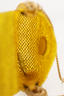 Fendi Yellow Beaded Pico Baguette Charm