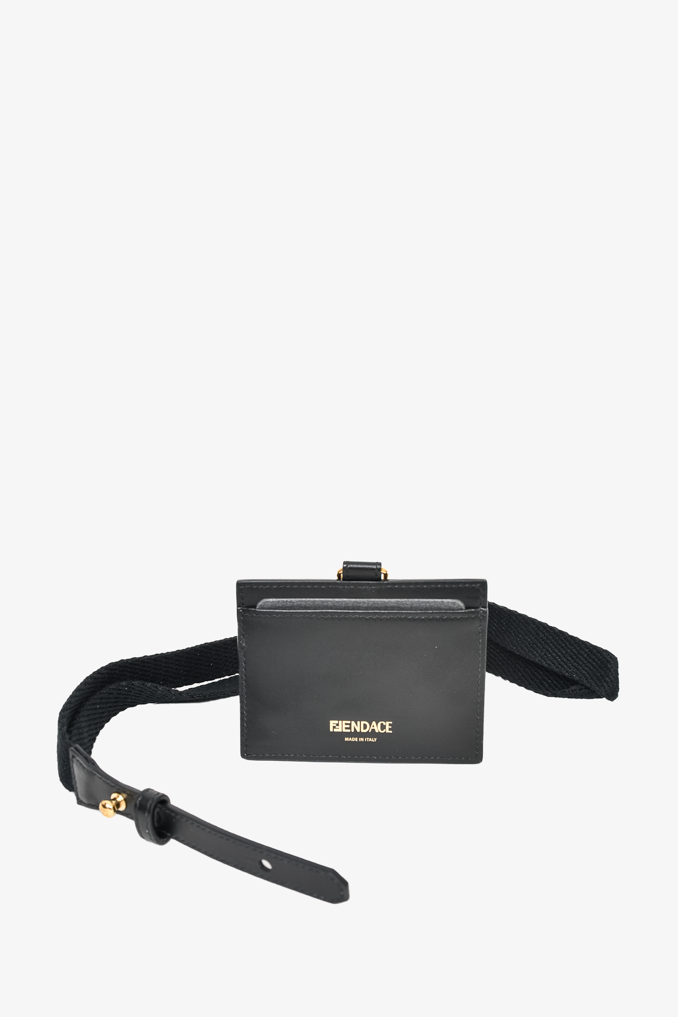 Fendi white store leather belt bag