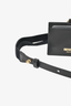 Fendi x Versace "Fendace" Black/Gold Leather Lanyard with Canvas Strap