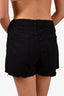 Frame Black Denim Cut-Off Shorts Size 28