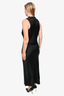 Frame Black Silky Sleeveless Maxi Dress Size S