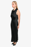 Frame Black Silky Sleeveless Maxi Dress Size S