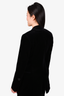 Frame Black Velvet Blazer Size 2