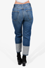 Frame Blue Denim Faux Cuffed Jeans Size 27