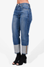 Frame Blue Denim Faux Cuffed Jeans Size 27